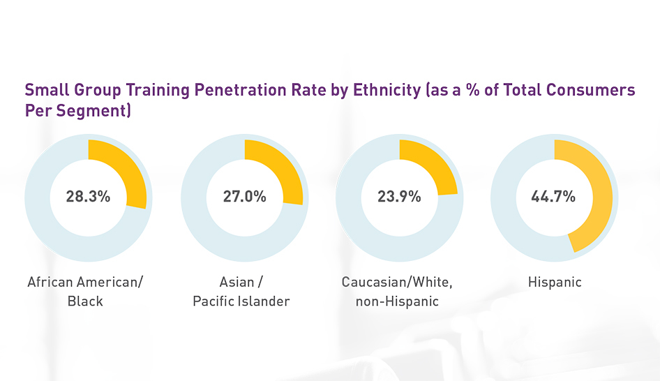 Personal Training Sgt Penetration By Ethnicity Column