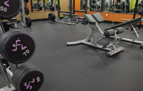 Facilities Regupol Anytime Fitness Column